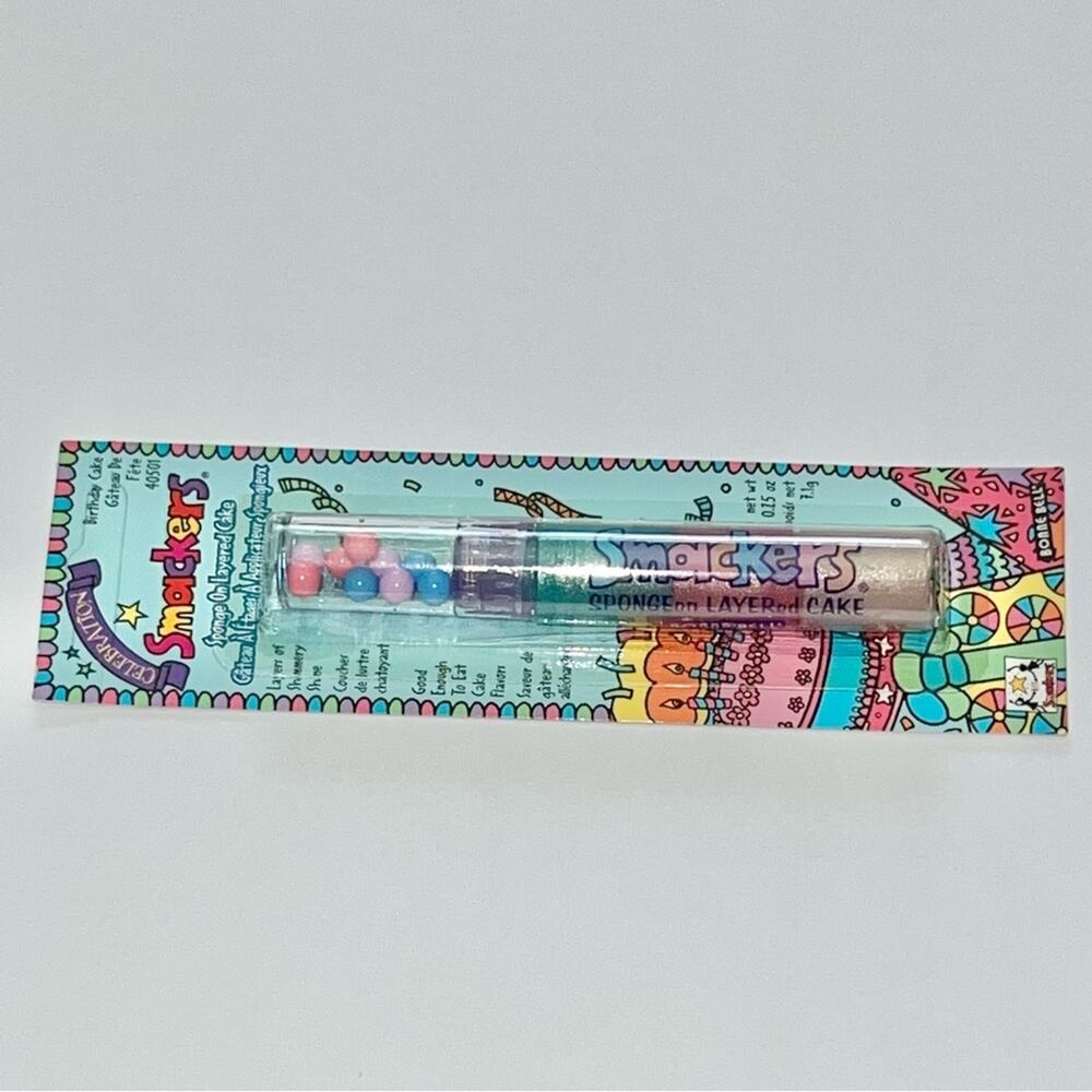 VTG RARE Y2k Bonne Bell Lip Smackers Sponge On Layered Birthday Cake Gloss - Picture 9 of 9